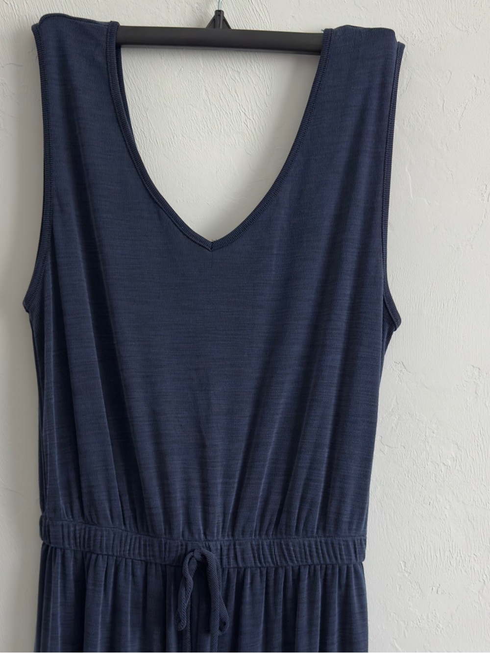 Nicole Miller Blue Sleeveless Wide Leg Jumpsuit Sz small Dark blue - Picture 3 of 6